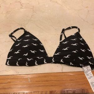Hollister logo bathing suit top
